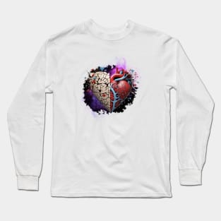 Brain vs heart Long Sleeve T-Shirt